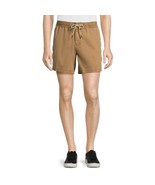George Men&#39;s Twill Drawstring Waist Pull On Shorts 8&quot; Inseam Brown XL (4... - $442.93 MXN