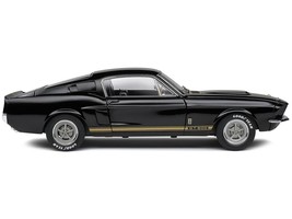 1967 Shelby GT500 Black with Gold Stripes 1/18 Diecast Model Car by Solido - $83.22