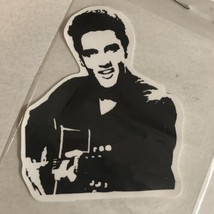 Elvis Presley Sticker Elvis With Guitar - £2.37 GBP