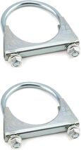 2.5" U-Bolt Muffler/Exhaust Clamp, Heavy-Duty Stainless Steel, 2 Pack - $13.40