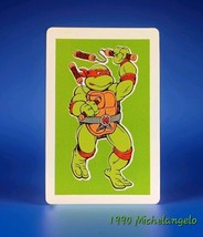 Vintage 1990 TMNT Heroes in a Halfshell Game Card Michelangelo MINT   - $24.99
