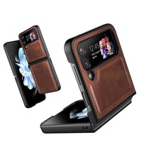 Case for Samsung Galaxy Z Flip 4 5G 2022, Galaxy Z Flip 4 Leather Case, PU - $41.64