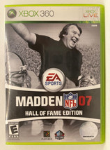  Madden NFL 07 -Hall of Fame Edition (Microsoft Xbox 360, 2006 w/ Manual)  - £7.41 GBP