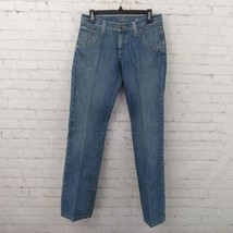 Cruel Jeans Womens 5 Short Blue Denim Low Rise Bootcut Western Rodeo CB63053001 - £21.94 GBP