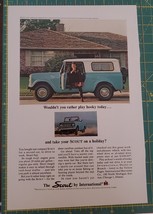 1960&#39;s Magazine Ad The Scout by International Harvester 3 - $9.49