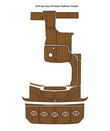 2010 Sea Ray 370 Swim Platform Cockpit Pad Boat EVA Foam Faux Teak Floor... - $1,503.11 CAD