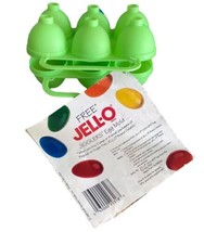Vintage 1995 Jello Jiggler Shots Easter Egg Mold Fluorescent Green - $12.19
