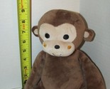 Bedtime Originals Plush monkey brown Tan orange cheeks seated baby soft toy - £7.78 GBP