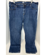 OLD NAVY Women&#39;s Mid Rise Stretch Boyfriend Jeans Size 18 38x27 Dark Was... - $402.50 MXN