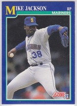 M) 1991 Score Baseball Trading Card - Mike Jackson #91 - £1.57 GBP