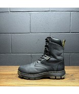 Dr. Martens Scotswood Black Leather Hiking Combat Boots Women’s Sz 8 - £63.18 GBP