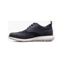 Nunn Bush Stance Knit Wingtip Oxford Walking Shoes Navy Multi 85072-492 image 7