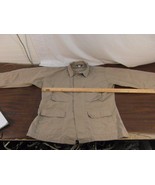 Adult Unisex Tru-Spec Tan Polyester Cotton Button Up Front Military Blou... - $510.70 MXN