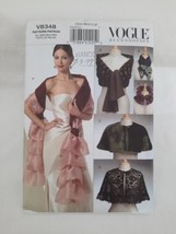 Vogue Accessories V8348 Collars Capelets &amp; Wraps Sizes S 8-10, M 12-14, ... - £11.72 GBP