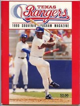 1990 Texas Rangers American League Program Detroit Tigers Nolan Ryan 1 H... - $47.52