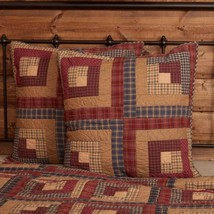 Lincoln Plaid Quilt Euro Sham - Stylish 26 Inch Design - $48.64