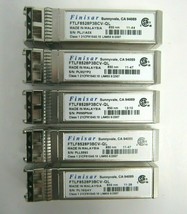 Finisar (Lot of 5) FTLF8528P3BCV-QL 8.5Gbps 850nm SFP+ Transceiver Modul... - $18.55