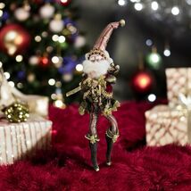 Mark Roberts Collection Christmas Holiday Pixie Elf Bendable Legs Decora... - $808.90 MXN