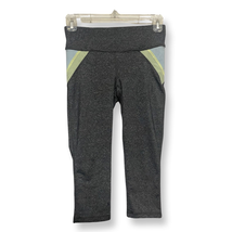 Forever 21 Womens Capri Legging Pants Gray Multicolor Logo Heathered Pul... - £6.75 GBP