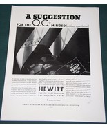 HEWITT RUBBER FORTUNE MAGAZINE AD CLIPPING VINTAGE 1937 - €21,44 EUR