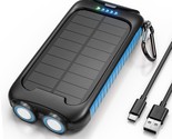 Solar Charger Power Bank, 38800Mah Portable Phone Charger With 1 Type C ... - $44.99