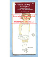 1983 Ellery Thorpe Paper Doll Suzette Greeting Card in Original Sealed P... - $19.99