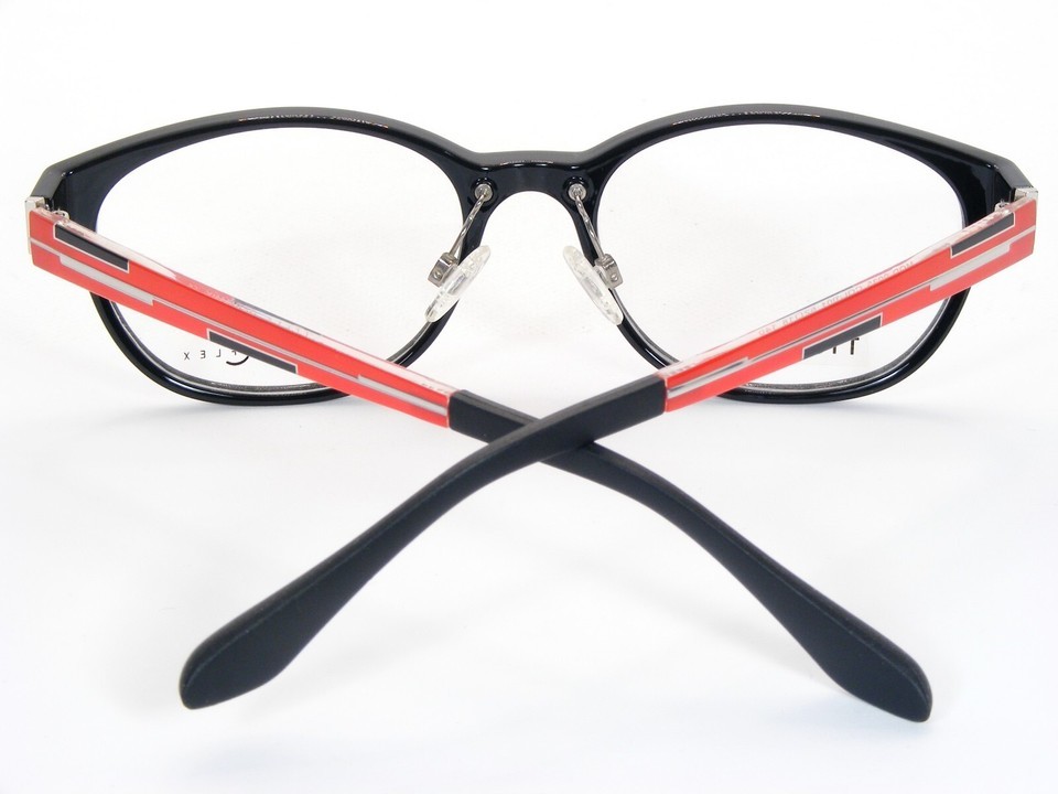 FLEX Mod 0035 001 Black /Red /Silver EYEGLASSES GLASSES 52-18-140mm Germany Item image 3