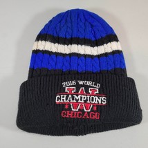 Chicago Mens Beanie Hat OS 2016 World Champions Logo - £10.46 GBP