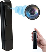 Wi-Fi-Free Hidden Camera Mini Body Camera Hd 1080P Portable Police Pocke... - $41.89