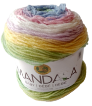 Lion Brand Mandala Baby Color Neverland Yarn New 590 Yards 1 Skein - £9.61 GBP