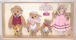 1985 Suzanne Gibson Steiff Goldilocks &amp; 3 Bears Limited Edition Set #4839 Vtg - £502.79 GBP