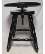 Elegant Adjustable Piano Stool – Mahogany Wood, Satin Finish - $2,779.96 MXN