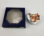 Porcelain Germany Ring Box Reutter Trinket Jewelry Unique Heart Miniatur... - $16.82