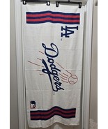 New Vintage 80s LA Dodgers White MLB Licensed Beach Towel USA 28&quot; X 58&quot; ... - $995.23 MXN