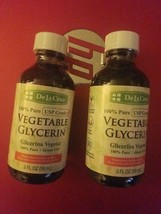 2 Pack De La Cruz Pure Vegetable Glycerin 100% Pure Usp Grade - £9.54 GBP