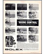 1958 Bolex Scene Control 8mm Movie Camera PRINT AD BX4 - $10.69 CAD