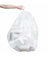 200 Trash BagsRegular Duty Trash Bags Clear 36 x 58 High Density - £70.33 GBP