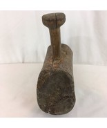 Antique Primitive Home Decor Solid Block Wood Mall Hammer - £54.60 GBP