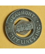Beaumont City Lines Inc. Good For One Fare Token - $4.03 CAD