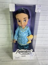 Disney Animators Collection Aladdin Princess Jasmine 16in Doll With Raja NEW - £30.73 GBP