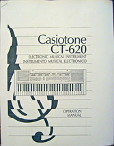 Casio CT-620 Casiotone Digital Piano Keyboard Operating Owner&#39;s Manual Booklet. - £12.41 GBP