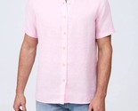 Raffi Bryce Short Sleeve Linen Shirt Pink - €64,61 EUR