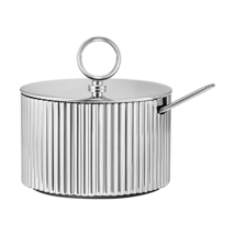 Bernadotte by Georg Jensen Stainless Steel Sugar Bowl with Spoon - New - £77.09 GBP