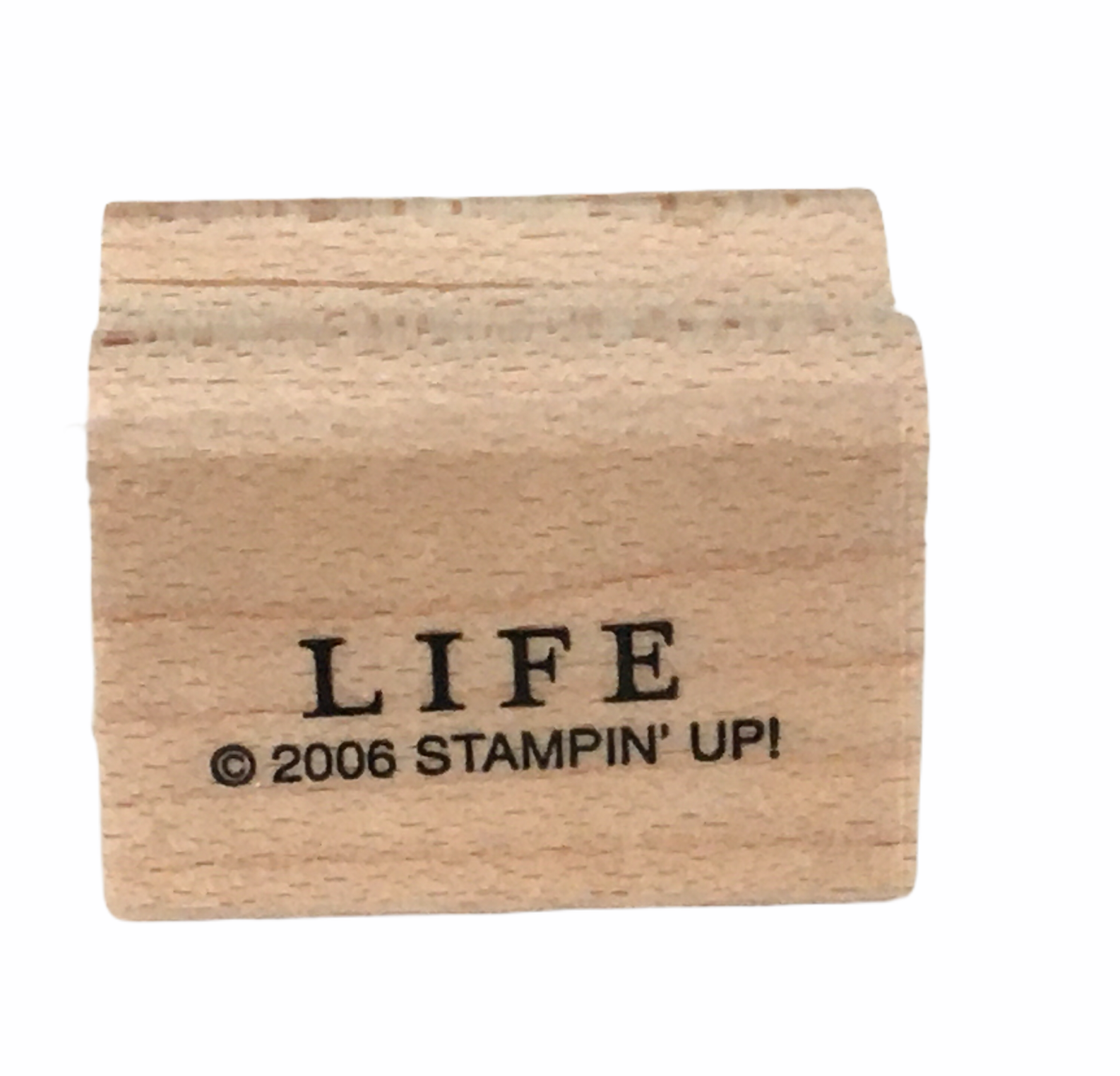 Stampin Up Stamp Word Life Card Making Craft Uplifting Sentiment Inspiration Art - $3.00