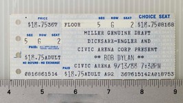 Billet De Concert De Bob Dylan 13 Septembre 1988 Pittsburgh Pennsylvanie - $39.59