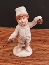 Boy Bell Ringer Figurine/Ornament Enesco The Gifted Line 1986 Porcelain Damage - £2.36 GBP