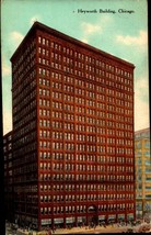 The Heyworth Building Chicago IL Antique 1910 Postcard bk50 - £4.70 GBP