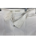 J Jill Women&#39;s Size 14P Below The Waist Mid-Rise White Denim Capri Petit... - $16.14