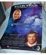 Star Trek-Generations-1995 Calendar Poster-23 by 35 inches-Jack in Box L... - £14.54 GBP