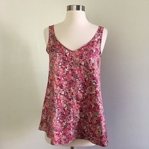 Marc Jacobs Party Pink 100 % Silk Top Sz Large - £23.97 GBP